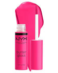 NYX PROFESSIONAL MAKEUP Butter Gloss, Non-Sticky Lip Gloss - Summer Fruit (Hot Pink)