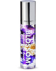 Blossom Roll on Lip Gloss, Scented Clear High Shine Moisturizing Lip Oil, Non Sticky, Infused with Real Flowers, Made in USA, 0.2oz, Coconut