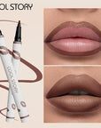 COOL STORY Matte Lip Liner Pencil - Waterproof, Non-Fading, Long-Lasting Plump Effect for Fuller Lips Makeup, Soft & Smooth Texture Easy Glide Lipstick (11#, Pack of 1)