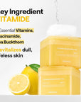 MEDIHEAL Vitamide Brightening Pad - Vegan Face Hypoallergenic Pads with Niacinamide, Sea Buckthorn - Radiance Boosting Pads for Clear, Illuminating Skin 100 Pads