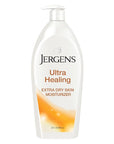 Jergens Ultra Healing Dry Skin Lotion, Hand and Body Moisturizer for Quick Absorption into Extra Dry Skin with Hydralucence Blend, Vitamins C, E and B5, White, 32oz