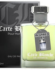 Carte Blanche – INSPIRED by A WORLD RENOWNED MEN’S PERFUME – Tangerine, Orange, Cassia, Sandalwood – Fresh, Aquatic, Confident, Long-Lasting Eau De Parfum 100ml (3.4 fl oz)