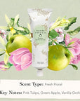 Tocca Eau de Parfum (50 ml) and Hand Cream (120 ml) in Giulietta - Fresh Floral, Pink Tulips, Green Apple, Vanilla Orchid