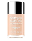 Neutrogena Healthy Skin Liquid Foundation Makeup with Broad Spectrum SPF 20 Sunscreen, Lightweight, Medium Coverage Makeup with Sunscreen and Pro-Vitamin B5, Medium Beige 80, 1 fl. oz