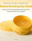 ARENCIA Retinal Boosting Eye Mask, Hydrogel Under Eye Patches with Peptides for Dark Circles, Puffiness, Fine Lines, 60 Patches, 2.96 oz