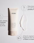 OUAI Hand Cream - Thick, Creamy Balm with Coconut Oil, Murumuru Butter and Shea Butter - Hydrating Moisturizer for Soft Hands - Use Daily to Deeply Nourish Skin (3 Oz)