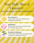 Arencia Vitamin C Booster Serum with Glutathione, Niacinamide and Vitamin E for Glow Skin 1.01 fl oz