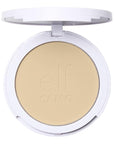 e.l.f. Camo Powder Foundation, Lightweight, Primer-Infused Buildable & Long-Lasting Medium-to-Full Coverage Foundation, Fair 140 W