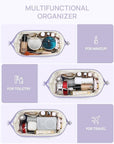 Telena puffer makeup bags for