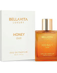BellaVita Luxury Honey Oud Eau de Parfum (3.4 fl. oz.) | Patchouli, Vanilla, Bergamot, Floral & Spicy + Made with Clean & Vegan Essentials Oils + Cruelty Free | Long-Lasting Unisex Fragrance