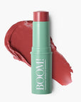 Boomstick Rose Nude ® All-in-One Cream Blush for Cheeks, Eyes & Lips, Long-Wearing, Blendable Makeup Blush Stick for Mature Skin, Cruelty-Free Lip Cheek Tint with Skincare Benefits