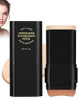 Long-Lasting Concealer Foundation Stick, Full Coverage Foundation Stick, Contouring foundation, Cover Blemishes for All Skin Types (IVORY)