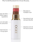 Ogee Sculpted Face Stick (PEARL - PEARLESCENT PEONY Highlighter Stick