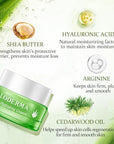 Aloderma Hydrating Face Cream for Dry Skin Made with 65% Organic Aloe Vera - Natural Hydration with Hyaluronic Acid & Arginine - Nourishing Aloe Vera Face Cream - Moisturizing Dry Skin Cream, 1.7oz