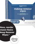 Amazon Basics Makeup Remover Wipes, 25 wipes