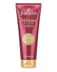 Jergens Hand and Body Lotion, Melanin Glow Illuminating Moisturizer, with Gold Luminizers, 7 Oz