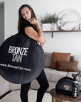 Bronze Tan Spray Tan Tent Pop Up for Spray Tan Professional - Waterproof Spray Tan Booth with FREE Portable Spray Tent Carrying Case - Self Tanning Booth - Black