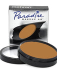 Mehron Makeup Paradise Makeup AQ Pro Size | Stage & Screen Performance, Face & Body Painting, Beauty, Cosplay, and Halloween | Water Activated Face Paint, Body Paint 1.4 oz (40 g) - Light Brown