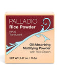 Palladio Rice Powder, Translucent, Loose Setting Powder, Absorbs Oil, Leaves Face Looking and Feeling Smooth, Helps Makeup Last Longer For a Flawless, Fresh Look