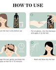 Instant Silver Gray Hair Color Shampoo, 3-in-1 Long-Lasting Dye for Women and Men - Works in Minutes