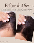 Mermaid Hair Growth & Restoration – Boosts Regrowth, Repairs Damage, Calms Scalp with Rosemary Oil – Non-Toxic, Cruelty-Free, Nourishing Formula All Hair Type – 4oz Bottle