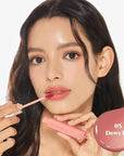 ETUDE Glow Fixing Tint #3 Dewy Fig | Non-sticky Glossy Shine Lip stain | Fills up with comfortable moisture | Tinting for dry lips