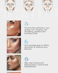3 Pcs Face Contour Sticks Set, Shades with