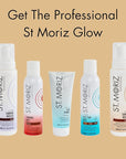 St. Moriz Professional 1 Hour Fast Self Tanner Mousse with Tanning Mitt Bundle - Light to Dark - 200ml - Sunless Instant, Express Self Tanning Foam for Golden, Natural Looking Fake Tan - Aloe Vera