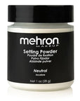 Mehron Makeup Setting Powder | Loose Powder Makeup | Perfect for Halloween 1 oz (28 g) (Neutral)