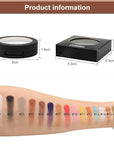ISMINE Single Eyeshadow Powder Palette Shimmer Pearl White, High Pigment, Longwear Single White Eye Makeup for Day & Night (#01)