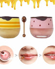 2PCS Bee Lip Balm Honey Pot, Sleeping