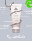 FOUR REASONS Color Mask - Silver - (27 Colors) Toning Treatment, Color Depositing Conditioner, Tone & Enhance Color-Treated Hair - Semi Permanent Hair Dye, Vegan and Cruelty-Free, 6.76 fl oz