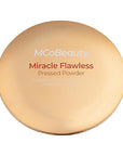 MCoBeauty Miracle Flawless Pressed Powder, Medium Warm Shade, Free Cosmetics