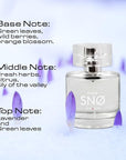 Geir Ness NORSK SNØ Eau de Parfum - Unisex Cologne with Fresh Herbs Sensual Perfume - Unisex Natural Perfume (50 ml)