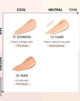 AMUSE Dew Jelly Vegan Cushion Foundation 1.5 CLEAR
