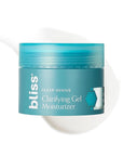 Bliss Clear Genius Clarifying Gel Moisturizer with CLARITY 5 Complex | Salicylic Acid, Niacinamide & Witch Hazel for Blemish-Prone Skin, 1.7 fl oz