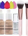 2 Pack PHOERA Foundation Nude 102 and Face