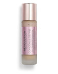 Makeup Revolution Conceal & Define Foundation, Cream Foundation Cruelty-Free, F7, 23ml