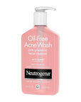Neutrogena Oil-Free Salicylic Acid Pink Grapefruit Pore Cleansing Acne Wash and Facial Cleanser with Vitamin C, 9.1 fl. oz