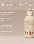Saltair Body Wash, Salt Water Vanilla 2-Pack. Moisturizing Body Cleanser with Monoi Oil and Cupuacu Butter. Luxury Shower Gel for Women and Men. Vegan, Cruelty-Free, Paraben-Free. 2x 17oz Pump Bottles