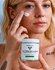 Beef Tallow Balm for Face, Skin & Body - 4 Fl oz Moisturizing Balm with Organic Jojoba Oil, Beeswax, Non-Nano Zinc Oxide & Vanilla - 100% Grass Fed Beef Tallow