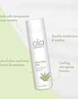 Dr. Mercola Ola Botanicals Aloe Vera Gel (8.75 Fl. Oz.), Made with Honeysuckle Flower Extract, Soothe & Moisturize Skin, Leaping Bunny Certified