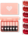 Eakroo 6 Colors Lip Tint Stain Mini Liquid Lip