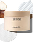 HANYUL Chestnut Shell Pore Tight Toner Pads | Daily Mask for Spot Care, Mild Exfoliating with AHA & BHA & LHA, Skin Smoothing and Refining, Vegan Certified, Korean Skincare, 50 Sheets (150ml)