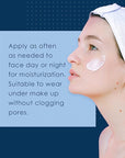 Vanicream Daily Facial Moisturizer With Ceramides and Hyaluronic Acid - Formulated Without Common Irritants for Those with Sensitive Skin, 3 fl oz (Pack of 1)