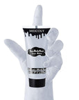 MEICOLY Light Grey Cream Face Body Paint,2.37Oz Large Tube Face Paint Zombie Makeup for Adults and Kids,Professional Face Painting for Halloween SFX Grayscale Homestuck Cosplay Makeup
