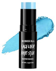 BOBISUKA Light Blue Face & Body Paint Stick Water-Based Washable Face Paint Makeup Stick for Halloween Sally, Corpse Bride, Avatar, Skeleton, Smurf, Cosplay, SFX, Sports Eye Black & Costume Party