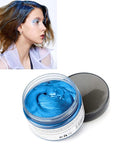 Blue Hair Color Wax, Natural Hairstyle Wax 4.23 oz, Temporary Hairstyle Cream for Party, Cosplay, Halloween, Daily use, Date, Clubbing (Blue)