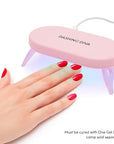 Dashing Diva One Gel Color & Magnetic Topper Duo - Birdie & Silver Glitter Topper - 3-in-1 Base Coat, Nail Color & Top Coat - Gel Nail Polish Set