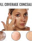 Organic Concealer, FULL Coverage Cover Up, 100% Natural, Bare Naked
